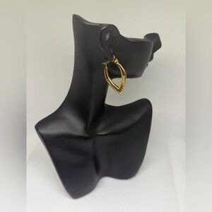 Elegant Gold Hoop Earrings stainless steel